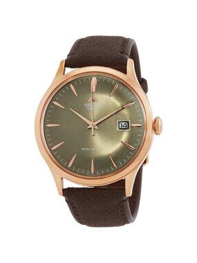 NWT Orient Bambino Version 4 Automatic Brown Dial Men's Watch